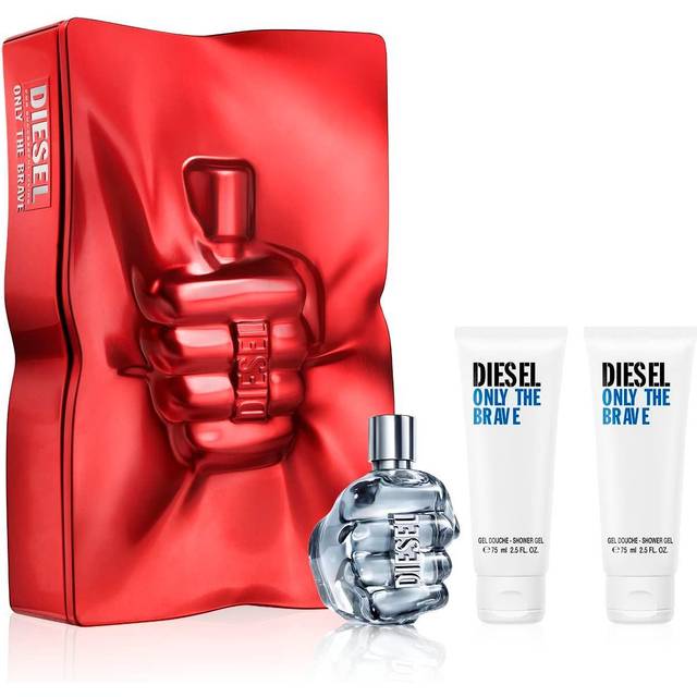 Diesel Only The Brave Eau De Toilette 75ml Gift Set - Red