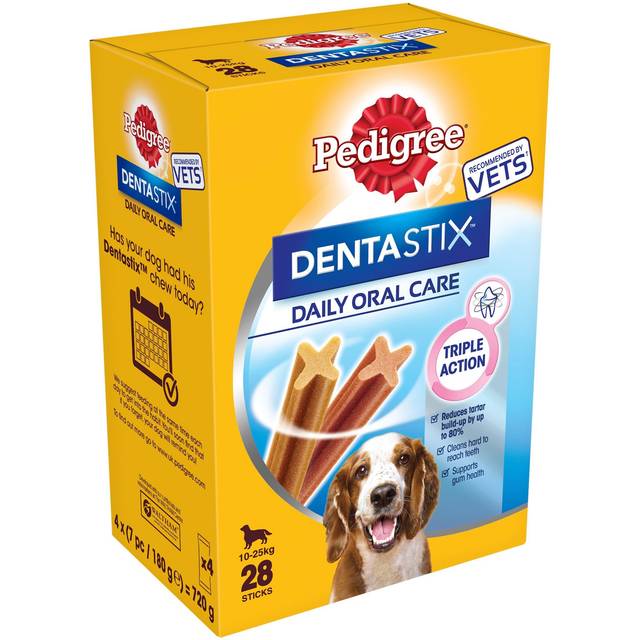 Pedigree Dentastix Daily Oral Care - Medium (10-25 kg), 28 st (720 g)