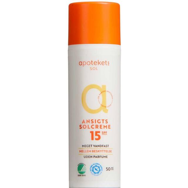Apotekets Solcreme Ansigt SPF 15 50ml