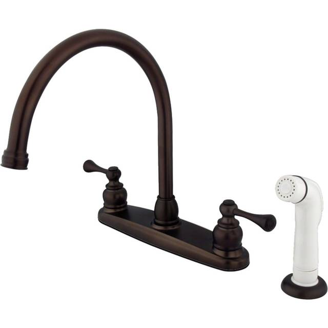 Kingston Brass KB725BL 8-Inch Centerset Kitchen Faucet  Oil Rubbed Bro