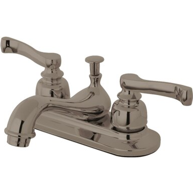 Kingston Brass KB8608 4 in. Centerset Bathroom Faucet  Brushed Nickel