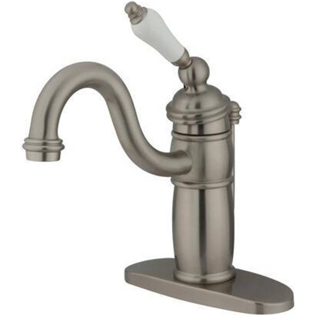 Kingston Brass KB1408PL Victorian Mono Block Bathroom Faucet  Brushed