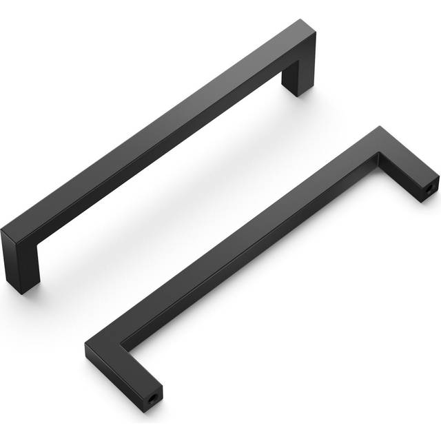 Hickory Hardware Heritage 10 Pack Square Cabinet Pulls  Handles for Kitchen Cabinet Doors  Dresser Drawers & Bathroom Vanity  5-1/16 Inch 128mm Center