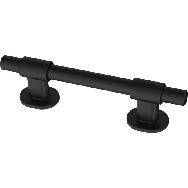 Franklin Brass Bar AdjustaPull Cabinet Pull  Black  138 in to 4 in 35102 mm Adjustable Drawer Handle  5 Pack  P44364FBB