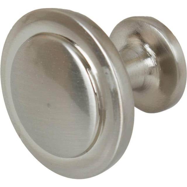 GlideRite Hardware 80960-SN-10 1.25 inch Diameter Classic Round Ring Satin Nickel Cabinet Knobs 10 Pack