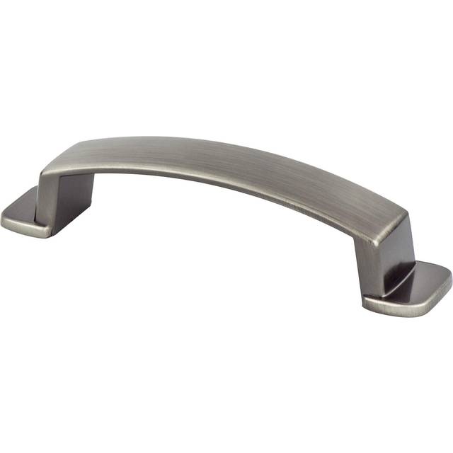 Berenson Oasis 96mm Center to Center Cabinet Handle Pull, Brushed Tin