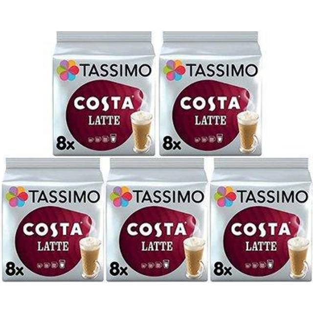 Tassimo Costa Latte Coffee Pod PK8