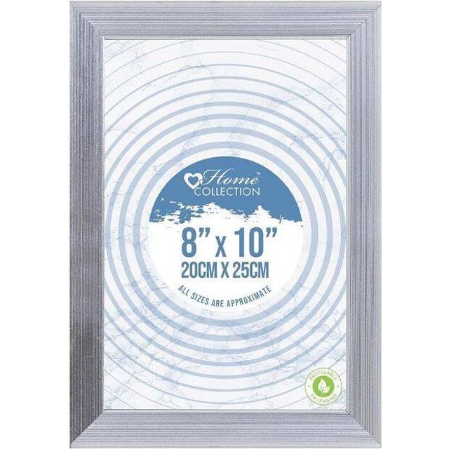 Silver Modern Photo Picture Frame 6x4 5x7 8x6 10x8 A4 Certificate/10&quot; x 8&quot;