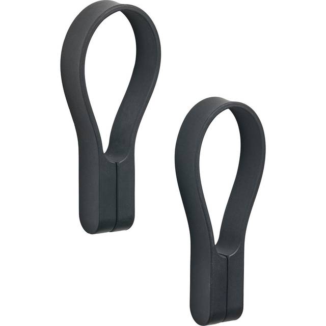 Zone Handduksrem Loop Magnet 2 st Black - 1,8x1x9 cm Övriga Badrumstillbehör Från Magasin (1,8x1x9 cm)