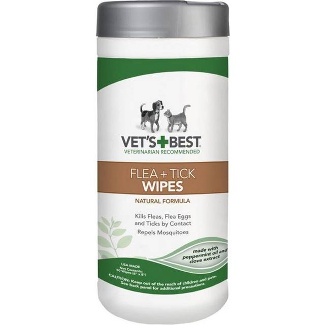 Vets best flea wipes (for dogs only) 50 wipes