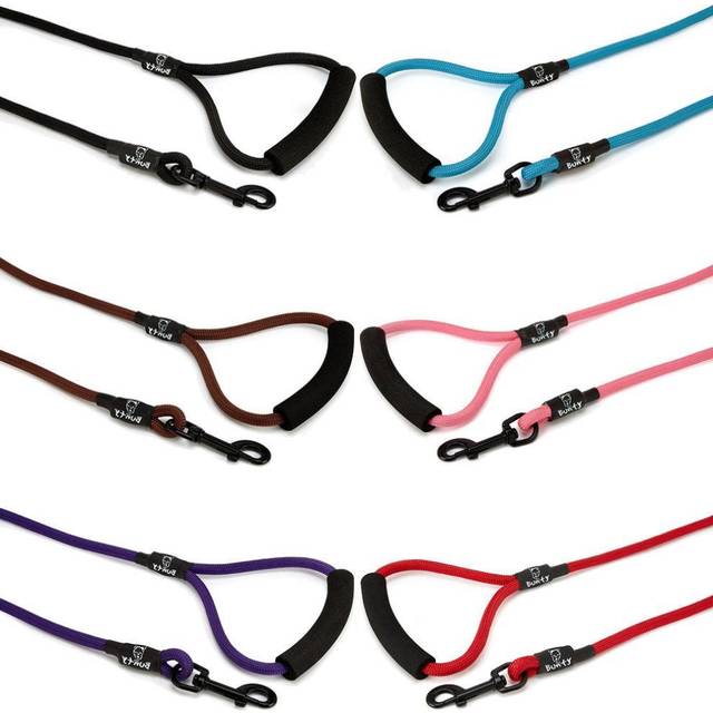 Bunty Medium Black Rope Lead