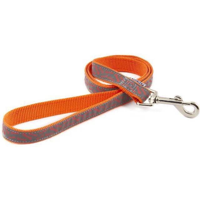 Ancol Dog Leads Fashion Indulgence Orange Bones 1m x 19mm