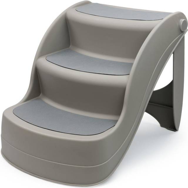 KCT Folding Portable Pet Steps - Grey