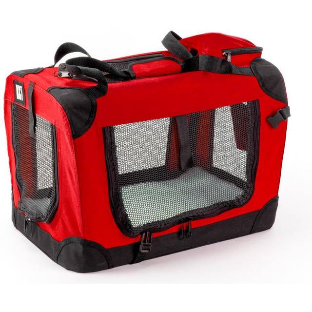(Small Red) KCT Fabric Pet Carrier Crates