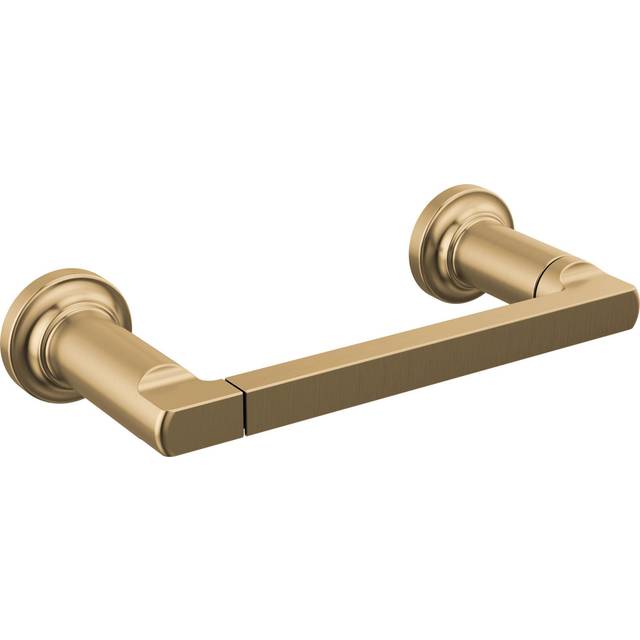 DELTA FAUCET Rubber Limited 78955CZ Tetra Pivot Arm Toilet Paper Holder Bath Hardware Accessory in Champagne Bronze