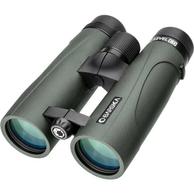 Barska AB12804 10 x 42mm Water Proof Level Open Bridge with Extra Low Dispersion Glass Binoculars - Black Matte