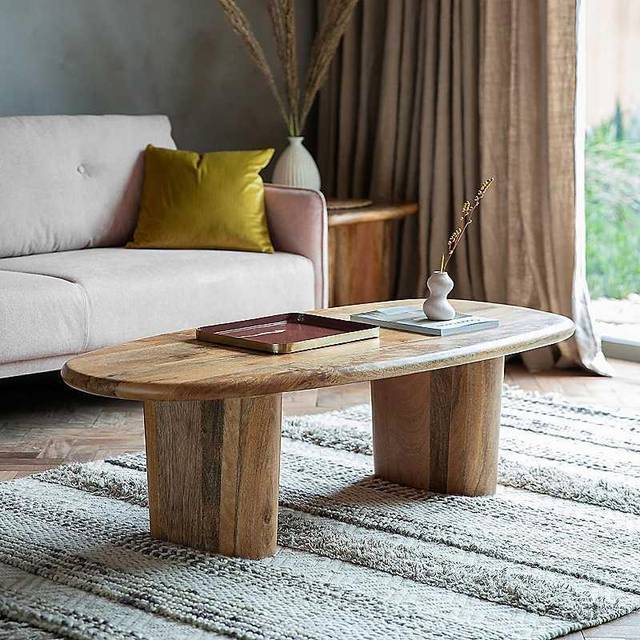 Crossland Grove Needham Coffee Table 135 X 60 X 40Cm, Brown