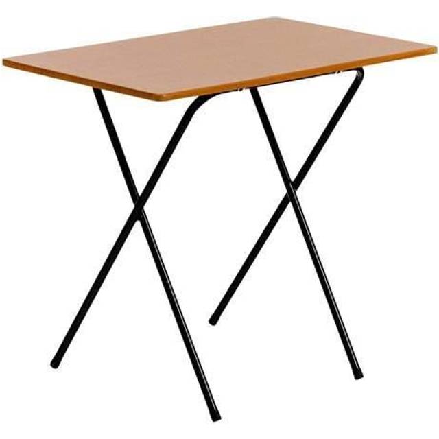 Wooden Folding Desk - Wood and Black
