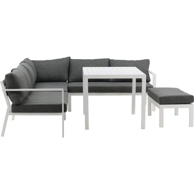 Venture Design Ramos hjørnesofasæt, hvid/grå