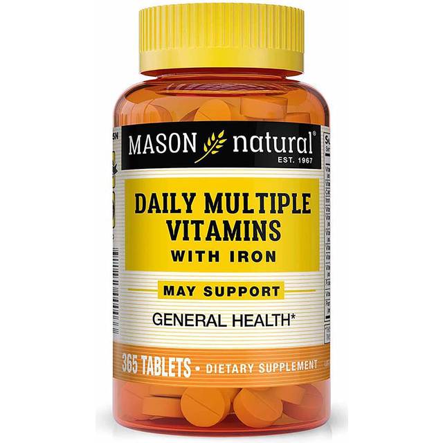 Mason Natural  Mini Multi Vitamins with Iron  365 Mini Tablets