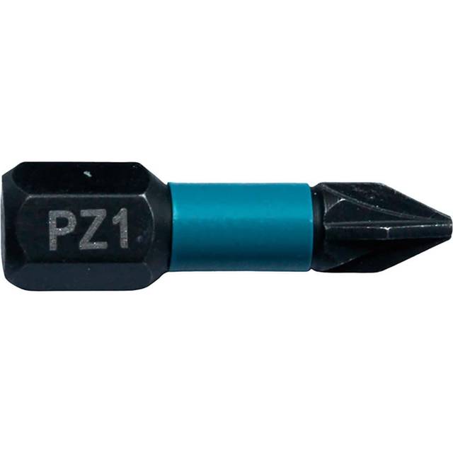 Makita Impact Black Torsion Pozi Screwdriver Bits PZ1 25mm Pack of 2