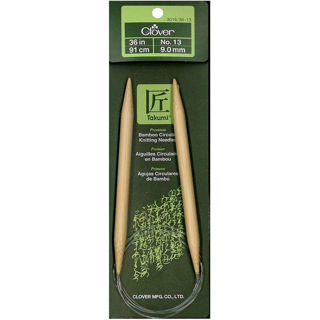"Takumi Bamboo Circular Knitting Needles 36""-Size 13/9mm"