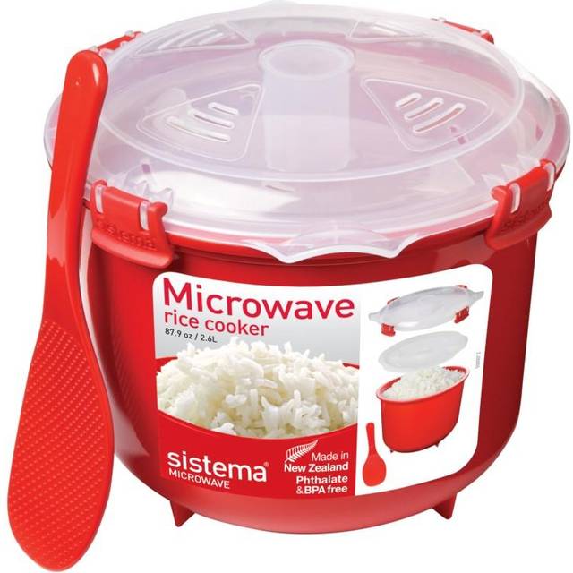 Sistema Red/Clear Microwave Rice Steamer 2.6 Litre