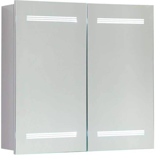 Vanity Art VA7 LED Bathroom Mirror Medicine Cabinet with Rock Switch - 25 x 26 x 6 in.