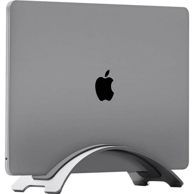 Twelve South BookArc for MacBook | Space-saving vertical desktop stand for Apple notebooks (silver)*Newest Version*