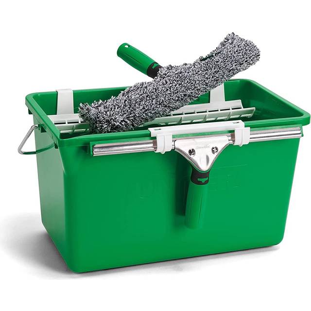 Unger window wiper, holder, microfibre cover, window wiper, holder, microfibre cover, bucket 18 l, 2+ items