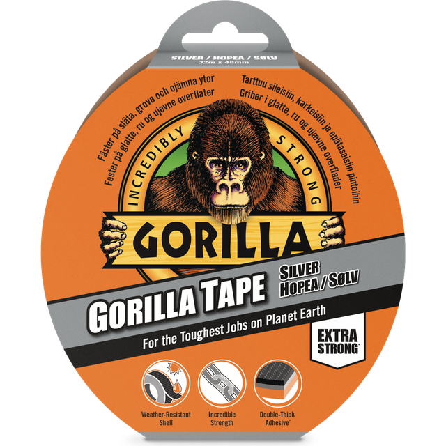Gorilla Duct Tape Silver 48mm x 32m