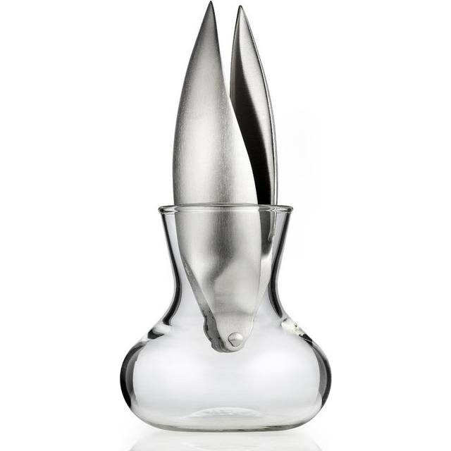 Eva Solo - Garlic Press - edelstahl/transparent/H x Ø: 20x9cm (18.0 x 9.0 x 9.0 x &#8960;9.0cm)