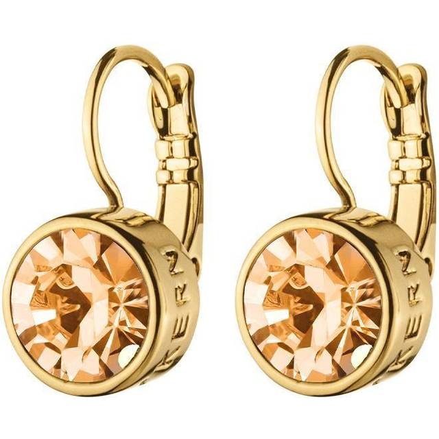Louise Sg Peach Örhängen | Guld