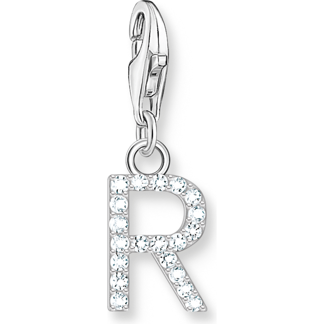 THOMAS SABO Silver Cubic Zirconia Letter R Charm 1955-051-14