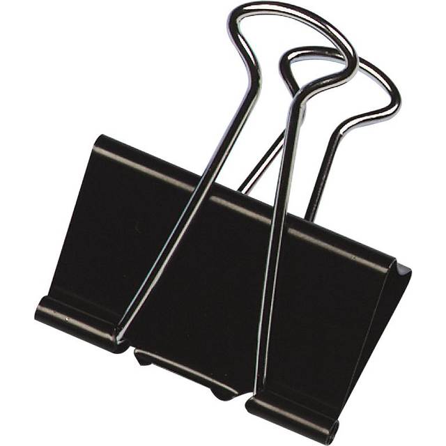 Q-Connect Foldback Clip 51mm Black (Pack of 10) Ref KF01286