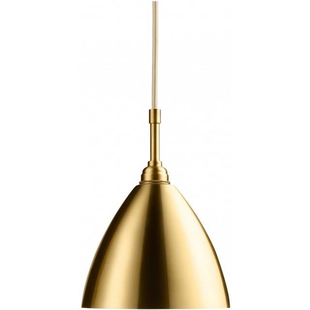 Pendellampa Bestlite BL9, Utförande Soft White Semi Matt/Brass – Medium Ø 21 cm