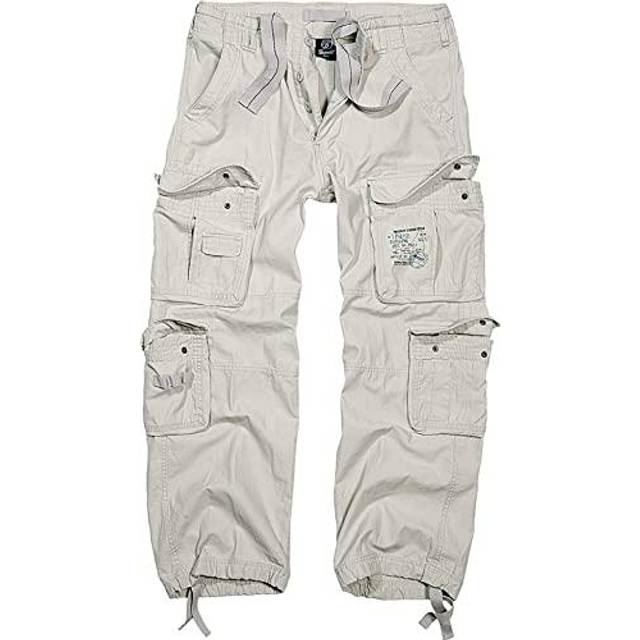 Brandit Pure Vintage Trousers - Old White M (M)