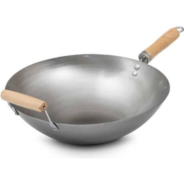 Wok 35 cm - Silver (35 cm)