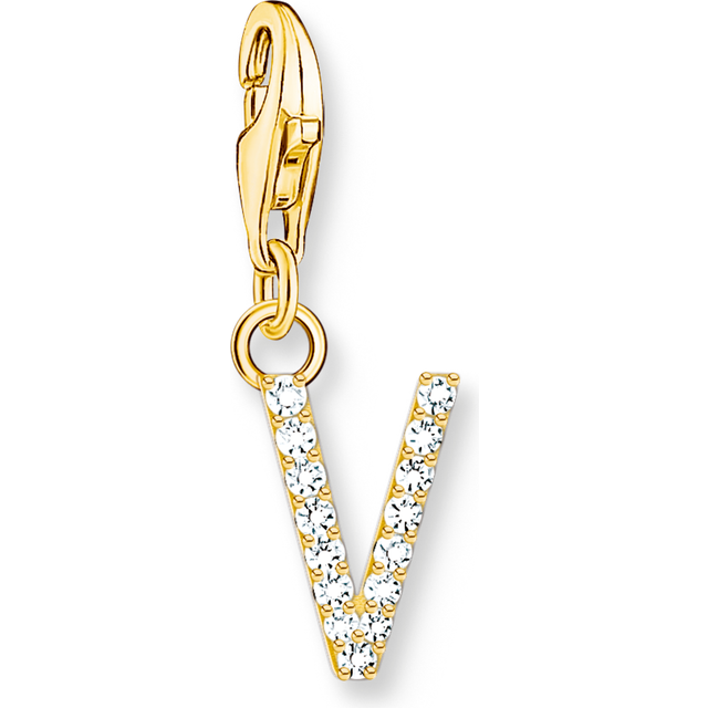 Thomas Sabo Gold CZ Initials A-Z Charms
