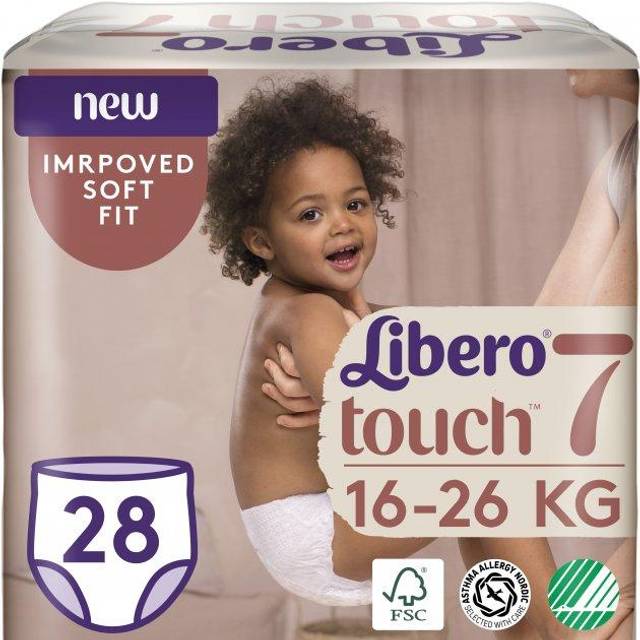 Libero Touch 7 Byxblöja 16-26 kg, 26 st