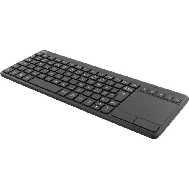 DELTACO trådlöst minitangentbord med touchpad