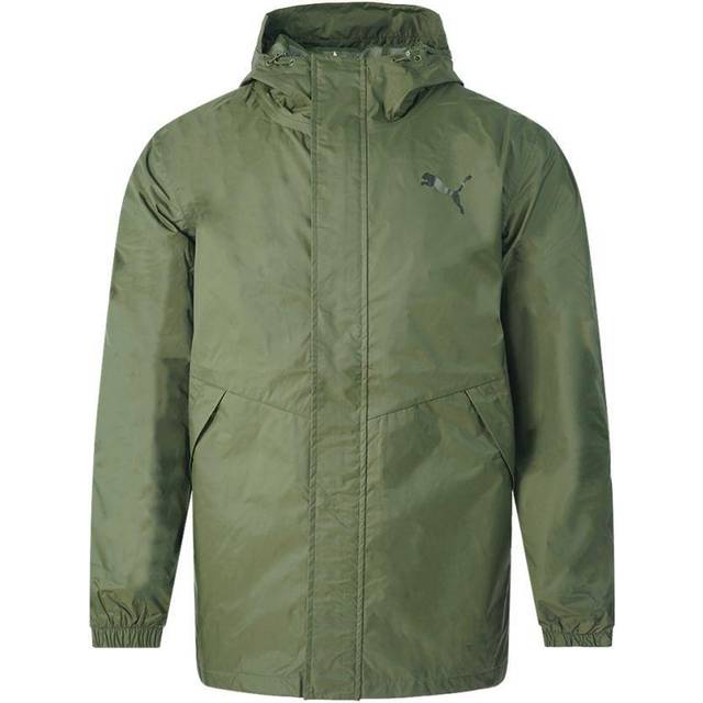Puma Mens Stormcell Green Long Jacket Nylon - Size Small