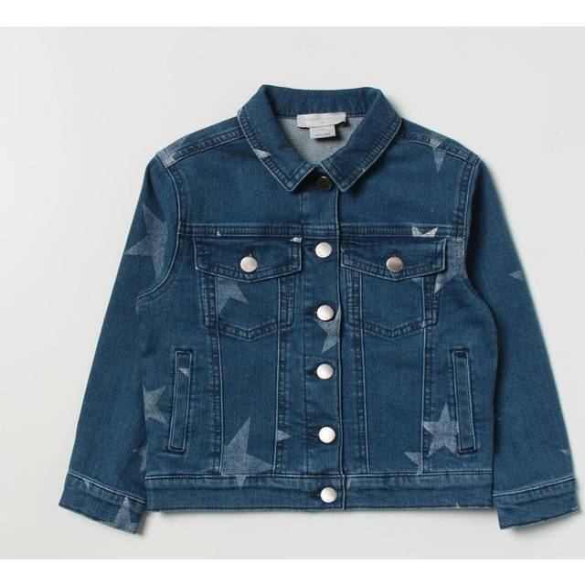 Stella McCartney Kids Jeansjacka - Blå/Vit m. Stjärnor - Stella McCartney Kids - 12 år (152) - Sommarjacka