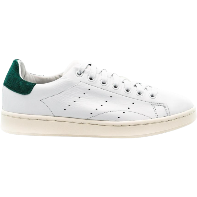 adidas Stan Smith Mens Classic Trainers in White Green - 5 UK