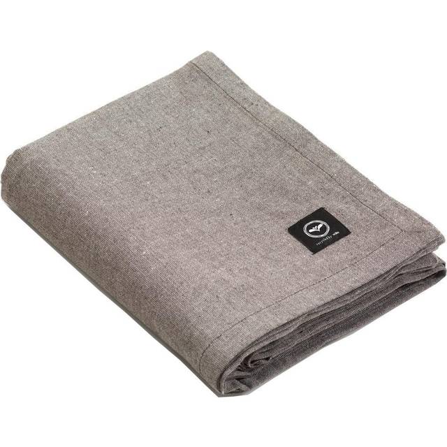 Hedvig Table Cloth Treated 140x240 cm Chambray, Brown / Beige