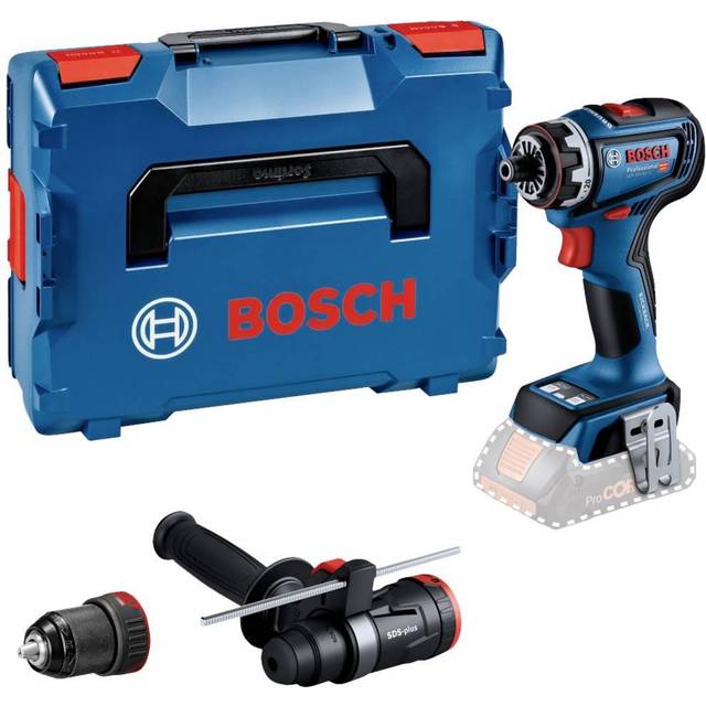 Bosch GSR 18V-90 FC Pro FlexiClick Drill Driver + 2 Attachments In Case 18V Bare