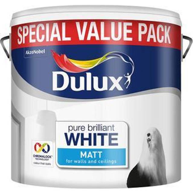 Dulux Matt Pure Brilliant White 6L