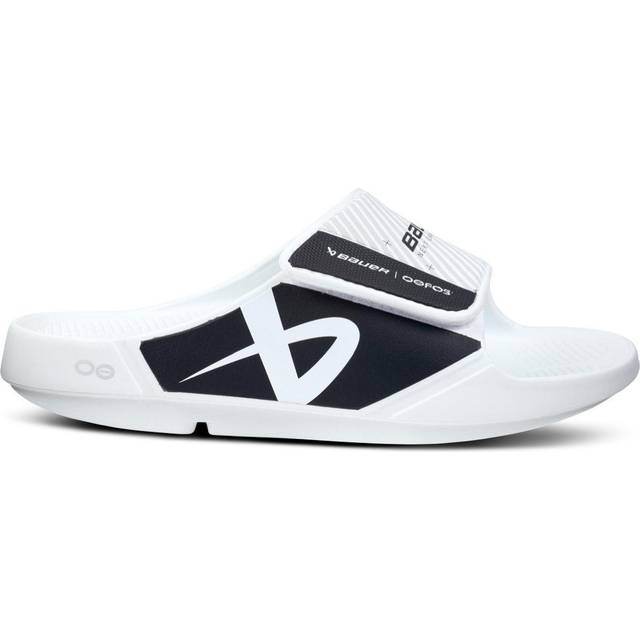 Bauer Tofflor OOFOS Slide - Sport Flex - Vit (42)