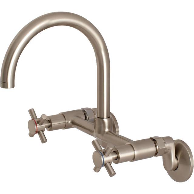 Kingston Brass KS414SN Concord 8-Inch Adjustable Center Wall Mount Kit