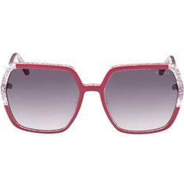 Guess, Accessoarer, Dam, ONE Size, Fyrkantiga Acetat solglasögon för kvinnor - pink (ONE SIZE)